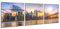 artissimo, Glasbild mehrteilig XXL, 3-teilig ca.150x50cm, AG5285A, New York Skyline, Bild aus Glas, 3-Teiler, moderne Wanddekoration aus Glas, Wandbild, Wohnzimmer modern
