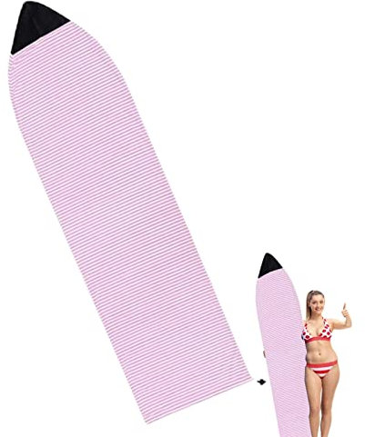 Surfbrettsocke,Leichte Boardbag-Surfsocke | Light Knit Surf Board Bag Schutzhülle für Shortboard, Longboard, Standup Paddleboard, Pink