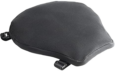 Air Comfy Seat for Motorcycle Pressure Relief Hand Pump Inflatable Cushion Motorbike Seat Pad Shock Absorption Comfortable for Bikes Long Rides (Adventure & Touring Motorbikes)