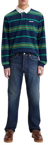 Levi's Herren 501 Original Fit Jeans Jeans, Low Tides Blue, 33W / 30L