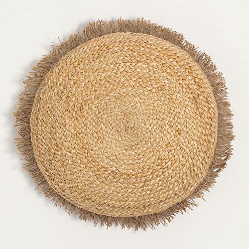 SKLUM Rundes Kissen aus Jute (Ø40 cm) Puava Natürlich
