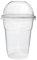 Smoothie Cups: Pack of 50-16oz (450ml) Clear Smoothie - Milkshake Cups with Domed Lids