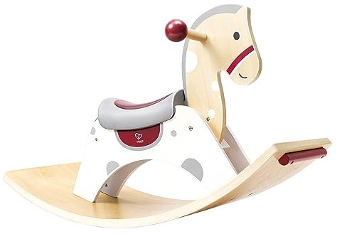 Hape 2-in-1 Schaukelpferd, Schaukelpferd und Balanceboard, ab 12 Monaten