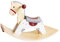 Hape 2-in-1 Schaukelpferd, Schaukelpferd und Balanceboard, ab 12 Monaten