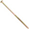 AERZETIX - C69158 - Lot de 25 Vis à bois Ø6x160 mm à tête fraisée - à empreinte étoile Т30 - en acier zingué - menuiserie contreplaqué aggloméré mélaminé terrasse panneaux chevrons bastaings