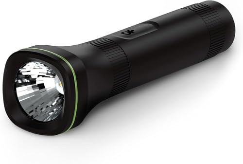 GP LED Taschenlampe C105, 50 Lumen, IPX4 wasserdicht, Anti-Roll Design inkl. 1x AA Batterie