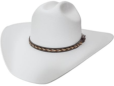 Yellowstone Frontier Westernhut für Cowboy und Cowgirl, Weiss/opulenter Garten, L-XL