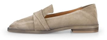 FELMINI - Anita C684 - Women's Slip-ON Shoe, Grey Suede -38 EU Size