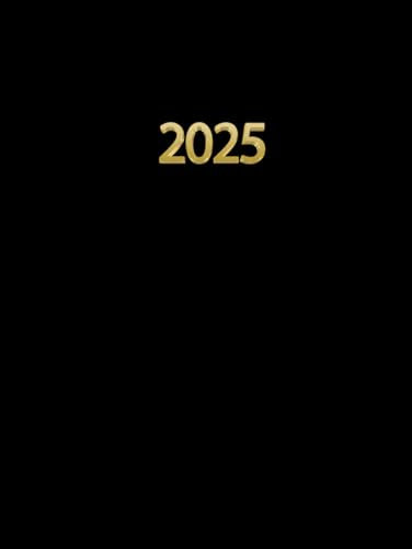 2025: Kalender 2025 Buchkalender 1 Tag 1 Seite I Kalenderbuch 2025 12 Monate Von Januar Bis Dezember I Jahresplaner | Din A4