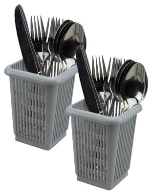 Commercial Dishwasher Cutlery Baskets, Premium Solutions for Efficient Cleaning (Single (2-Pack))