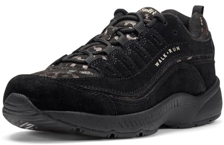 Easy Spirit Romy Women's Walking, 9.5 B(M) US, Black-Bronze-Leopard