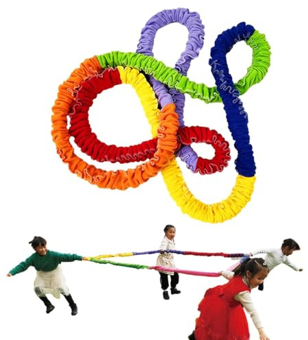 Corda per saltare a lungo - Corda elastica sportiva colorata | Strumento