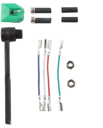 FACAIIO AT-VMN95E Replacement Stylus with Brush and Screws for Audio-Technica AT-LP120XUSB Turntable