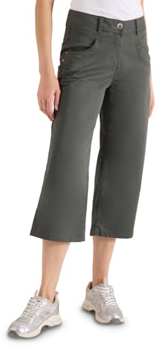 Cecil Damen High Waist Flared Leg Hose im Loose Fit 3818128