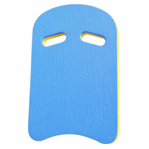 Planche de Natation Unisexe, en Mousse EVA dotée de poignées de sécurité, adaptée aux débutants et à l'entraînement, idéale pour la Pratique de la Natation et Les séances d'entraînement (Bleu-u)