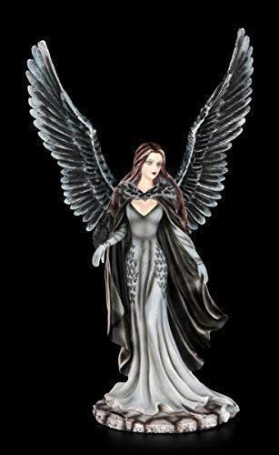 Dark Angel Figur - Raben Königin - Gothic Engel Elfe Krähe