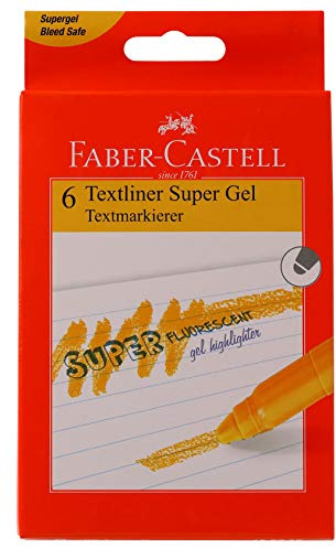 Faber-Castell Gel-Textliner, 6 Stück, Orange