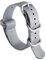 BINLUN Uhrenarmband Nylon Dickes G10 Premium Ballistic Ersatz Armband Mehrfarbige Bänder für Herren Damen mit Heavy Duty 5 Ringe(24mm, Graues Band Silber Schnalle)