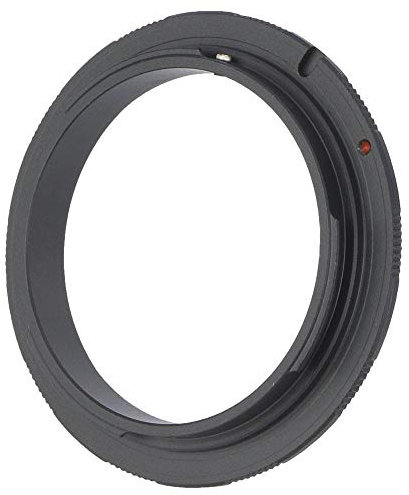 Aluminium Alloy Reverse Adapter Ring for DSLR Cameras - Convert Mid-Focus Lens to Macro Lens, Manual Aperture Control, Compatible with 58mm Mount