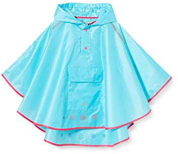 Playshoes Kinder-Unisex Regenponcho faltbar Regenjacke, türkis 15, XL