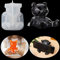 3D ours résine moules époxy coulée Silicone moule cristal support de téléphone Rack moule bijoux bougie faisant des moules pour la décoration de la maison cadeau bricolage