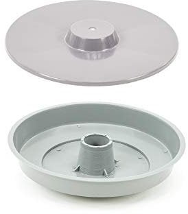 LYSON Bienen-Futterschale 4L mit Deckel 20 Stück Bienen Futtertrog rund für Bienenfutter Sirup, Futterteig Futtergeschirr Bienen füttern, Innendeckel Futtertrog Futtergerät