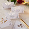 Talking Tables 12 Tischkarten mit Mistelzweigen, Tischdeko für Dinnerparty, Hochzeit, Jahrestag, Weihnachten oder Neujahr