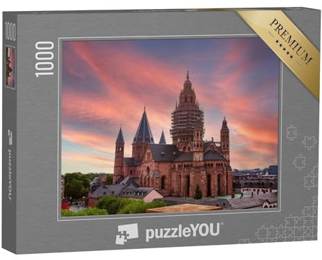 puzzleYOU: Puzzle 1000 Teile „Dom St. Martin, Mainz, Rheinland Pfalz, Deutschland“ – aus der Puzzle-Kollektion Main, Hessen