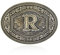 Btilasif Western-Gürtelschnalle, Anfangsbuchstaben, ABCDEFG bis Z, Cowboy, Rodeo, Gürtelschnalle für Herren, Damen, Cowboy, Cowgirl, R, 7.3 x 9.5cm