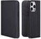 VISOUL iPhone 14 Pro Hülle, Handyhülle Carbon Leder RFID Schutz Schützt vor Stoß Standfunktion Kartenfach Magnet TPU Handytasche Schwarz T