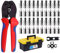 QeeHeng Kit di connettori solari Strumento di crimpatura solare+20 paia di connettori solari maschio femmina+2 pezzi di chiave per connettori solari,crimpatrice solare per fotovoltaico da 2,5-6,0 mm²