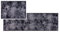 Astra Flauschige Sauberlaufmatte weich - Pure & Soft - Allover grau 2er Set 50x70 & 50x150 cm - Waschbarer Küchenteppich innen - Türmatte strapazierfähig