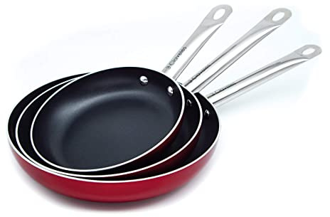 3 Claveles 3-teiliges Pfannenset ALU gepresstes Spezialnetz, 3C