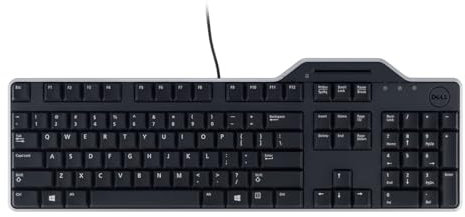 Dell Teclado KB813 con SmartCard Reader USB Negro (KB813-BK-POR)