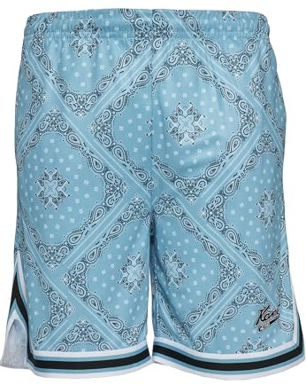 Karl Kani Herren KU232-017-1 KK Woven Signature Paisley Mesh Shorts