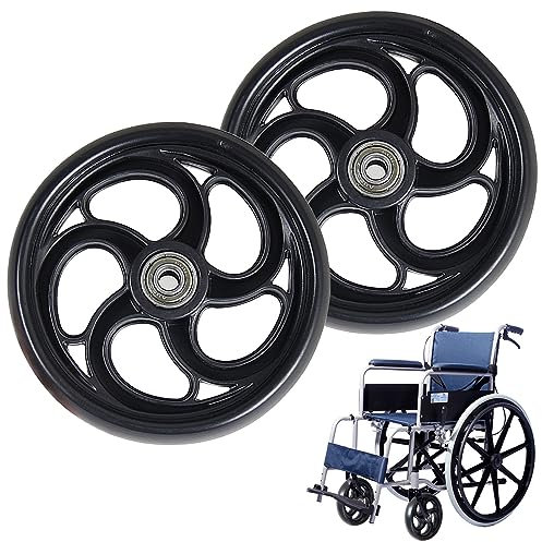 5/6/8 Zoll Rollstuhl Vorderräder, 2 Stück Rollstuhlräder Ersatz, Robust Und Langlebig, Rutschfest, Gute Stoßdämpfung, Rehabilitationsrad Für Behinderte Fahrzeuge
