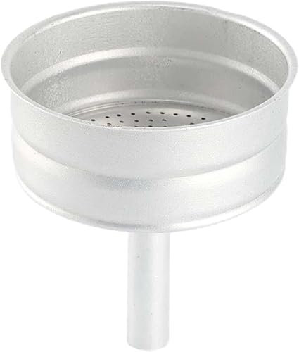 Moka Pot Replacement Funnel Aluminum Filter for Espresso Maker Parts (9 Cup)