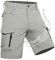 Wespornow Kurze Hosen Herren Cargo Shorts Herren mit 7 Taschen Stretch Arbeitshosen Männer Kurz Sporthose Wanderhose Bermuda Chino Stretch MTB Sommer Wandershorts Cargohose(Weiß-grau,3X L)