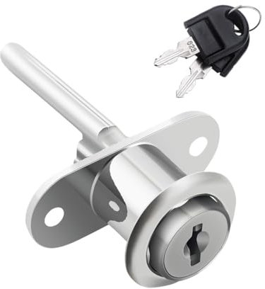 Reccisokz 2 Pezzi chiave universale per serrature,per Armadietti Cassetto Serrutura Stantuffo Serrature Armadio con Chiave per archivi ufficio scrivania