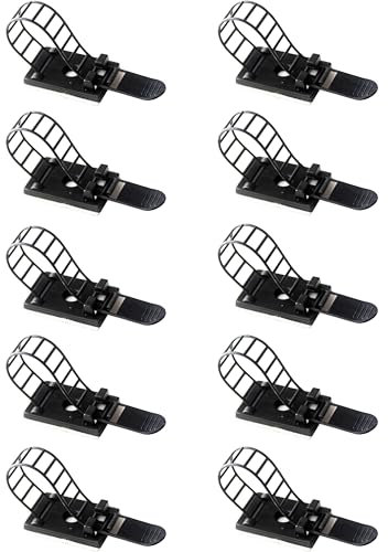 Lightstrip Holder for Philips Hue Play Gradient Light Strip or Any Lightstrip Less Than 17mm of Width, Self-Adhesive Lightstrip Mounting Clips, 10 PCS