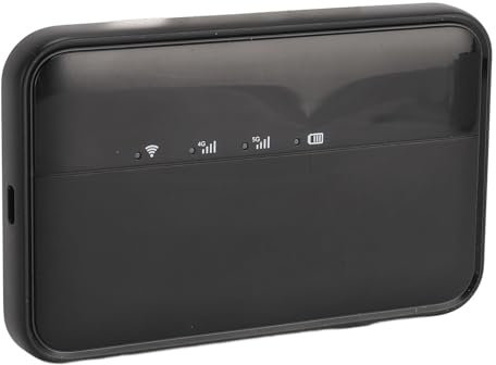 5G 4G LTE Mobile WiFi Hotspot, 1.2Gbps Unlocked Wireless Internet Router with SIM Card Slot, 16 Devices Connection 2 in 1 WiFi6 Travel Hotspot for Travel Camping