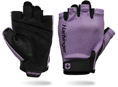 Power Gloves 3.0 - Durable Half Finger Weightlifting Gloves with Adjustable Wrist Closure, Breathable Leather Palm, Women's
