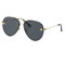 YGLEEULI Sonnenbrille Sonnenbrillen for Damen und Herren, Vintage, mit Spiegel(Black)