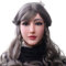 Maschera per la testa realistica in silicone Bella testa per il viso di donna realistica fatta a mano per cosplayer crossdresser
