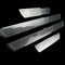 KLHYWEN Auto Edelstahl Einstiegsleisten Für Op-EL Vauxhall Astra G H J K GTC 2010-2020 Tuning Zubehör 4 STÜCKE Auto Scuff Plate Türschwelle Sill Aufkleber,Silver