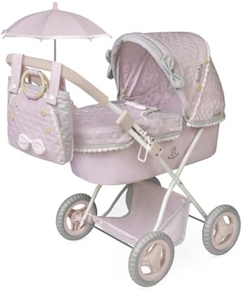Poussette de Poupées Sophie Pliable avec Ombrelle DeCuevas 85075