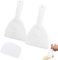 3 Stück Pizzaspachtel, Pizza Spachtel, Pizzateig Spachtel, Flexibler Teigspachtel Pizza, Teigspachtel Pizza für Teigkuchen, Pizza, Backen