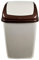 Best House | Swing Bin 35 Liters | Cream | 1 Pc | Waste Bin, Durable, Lightweight Hinged Swing Lid for Kitchen, Office, and Home Use – Odor-Reducing Design - L 36 cm x W 28.5cm x H 55cm