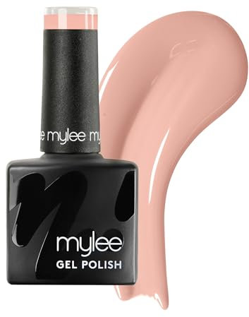 Mylee Gel Nail Polish 8ml [Tickled Pink] - UV/LED Soak-Off Nail Art Manicure Pedicure for Professional, Salon & Home Use [Nude Range] - Long Lasting & Easy to Apply