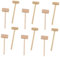 CHICAMPERA 40pcs Wooden Hammer Mini Food Mallet Hammer with Hammer for Cake Hammers for Smash Cakes Crab Cake Kit Miniature Mallet Steak Pancake Crab Bacon Platter Seafood Mini